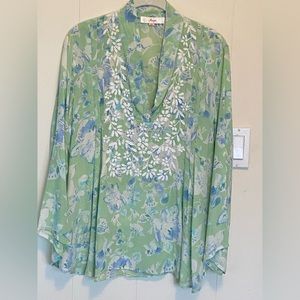 Amaya silk blouse